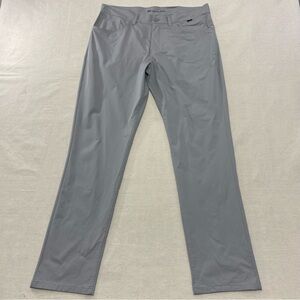 Travis Mathew Pants Gray Trevino Lightweight Golf Performance Men’s 34x30